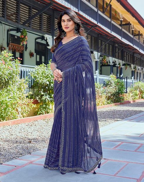 Vasthrlay Chiffon Material Az Ys Swarna Ethnic Wear