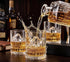 Crystal Whiskey Glasses Set of 6 - 300ml Old Fashioned Cocktail Tumblers