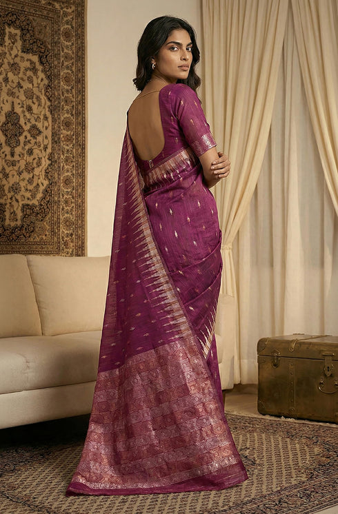 Vasthrlay Purple Saree