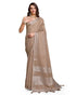 Vasthrlay Women's Cotton Unstitched Blouse Saree