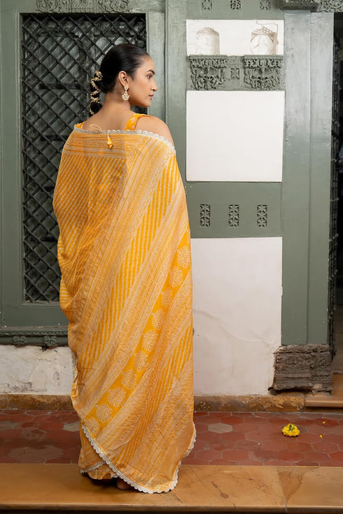 Vasthrlay Fashion Georgette Leheriya Turquoise Ethnic Wear