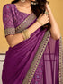 Vasthrlay Georgette Embroidered Unstitched Designer Ethnic Wear
