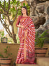 Vasthrlay Chanderi Leheriya Mothra Saree Multicolor