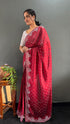 Vasthrlay Designer Georgette Border Traditional