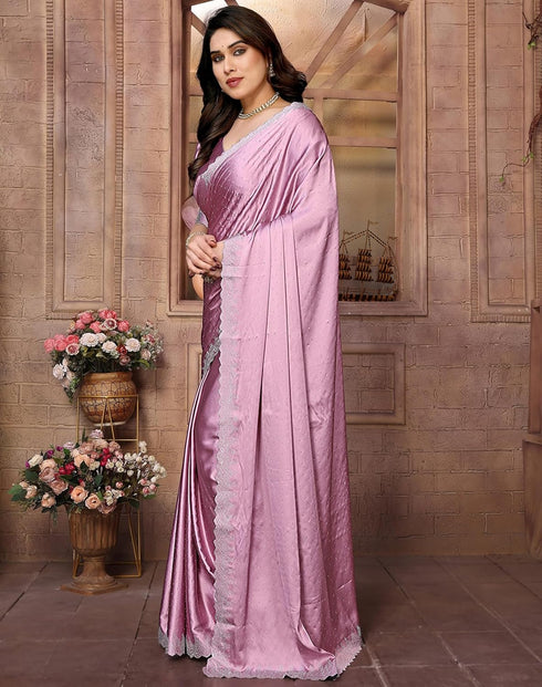 Vasthrlay Unstitched Material Az Ys Pintu Parent Pink Ethnic Wear