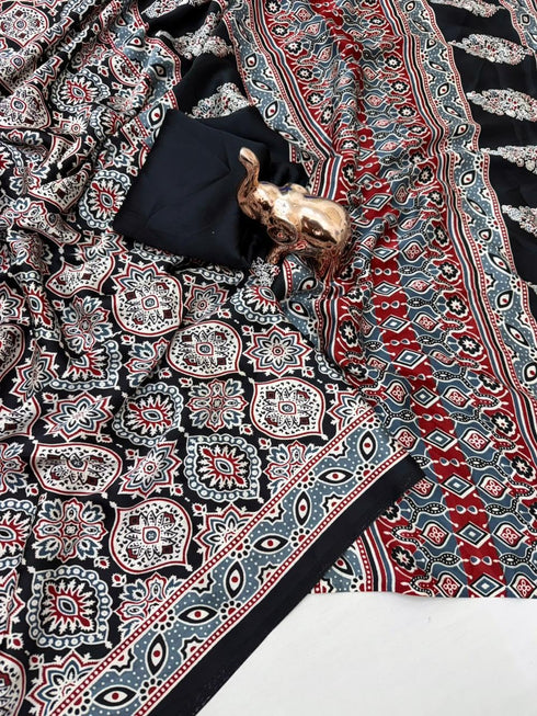 Vasthrlay Ajrakh Bandhani Beautiful