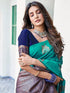 Vasthrlay Banarasi Jacquard Unstitched 3697s120n Teal
