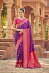 Vasthrlay Kanjivaram Unstitched Jacquard Stylish Saree
