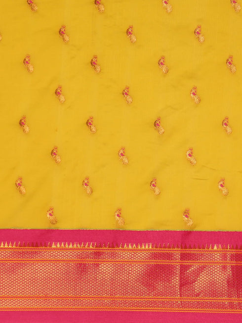 Vasthrlay Paithani Haldi Saree