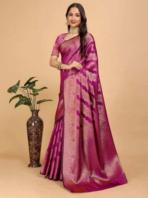 Vasthrlay Organza Embellishments Ethnic Wear