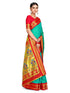 Vasthrlay Paithani Turquoise Saree