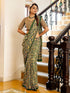 Vasthrlay Womens Printed Unstitched Red Saree
