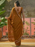 Vasthrlay Sequins Embroidery Black Saree
