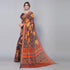 Vasthrlay Designer Chiffon Bengali Grey Ethnic Wear