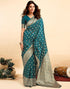 Vasthrlay Kanjivaram Banarasi Wedding Light Green Saree