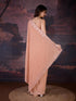 Vasthrlay Embroidery Unstitch Orange Ethnic Wear