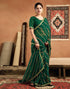 Vasthrlay Georgette Embroidery Unstitched Pink Saree