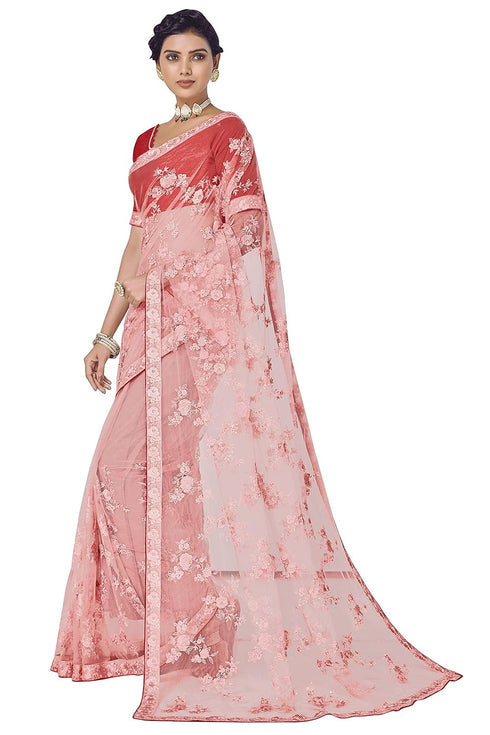 Vasthrlay Embroidery Gs Pink Ethnic Wear