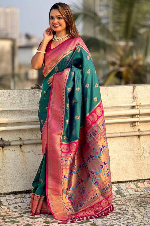 Vasthrlay Paithani Kanjivaram Sarees Ethnic Wear