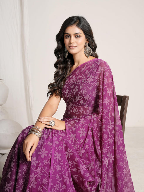 Vasthrlay Chiffon Saree