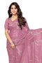 Vasthrlay Fashion Georgette Geometric Dusty Ethnic Wear