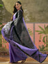 Vasthrlay Womens Printed Unstitched Beige Saree