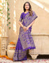 Vasthrlay Womens Weaving Unstitched Red Saree