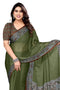 Vasthrlay Fashion Chiffon Georgette Teal Ethnic Wear