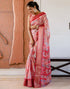 Vasthrlay Womens Printed Unstitched Beige Saree