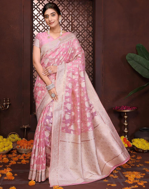Vasthrlay Kanjivaram Banarasi Wedding Sari Az Ys Yasmin Saree