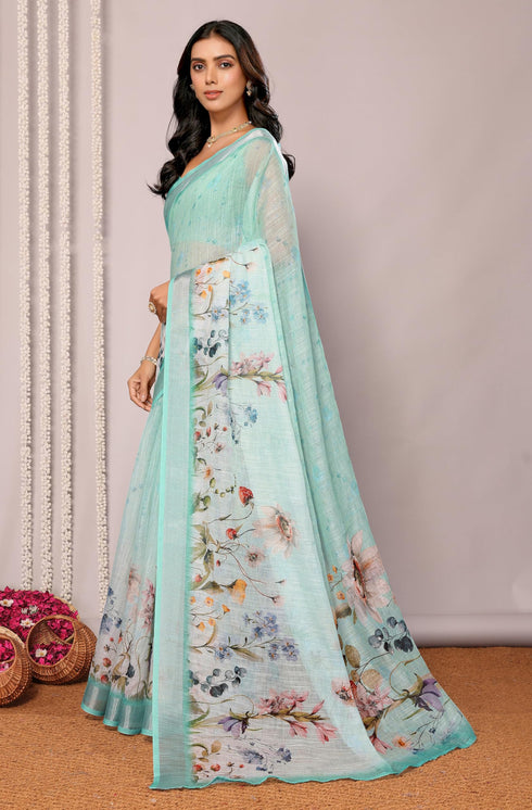 Vasthrlay Cotton Printed Saree