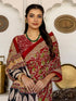 Vasthrlay Paisley Printed Red Saree