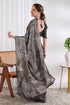 Vasthrlay Fashion Chiffon Geometric Printed Ethnic Wear