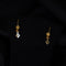 22 Carat Gold Cubic Zirconia Stud Ear Ring 1.47g by Mahita Collections