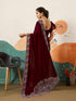 Vasthrlay Purple Saree