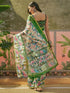Vasthrlay Printed Violet Saree