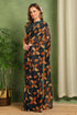 Vasthrlay Fashion Chiffon Printed Red Ethnic Wear