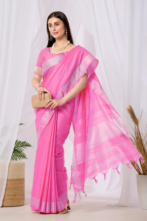 Vasthrlay Green Unstitched Saree