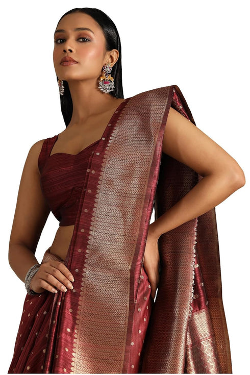Vasthrlay Earth Tussar Design