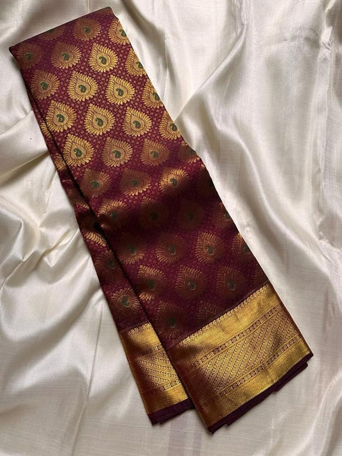 Vasthrlay Banarasi Unstitched Saree