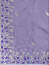 Vasthrlay Shimmer Embroidery Sky Saree