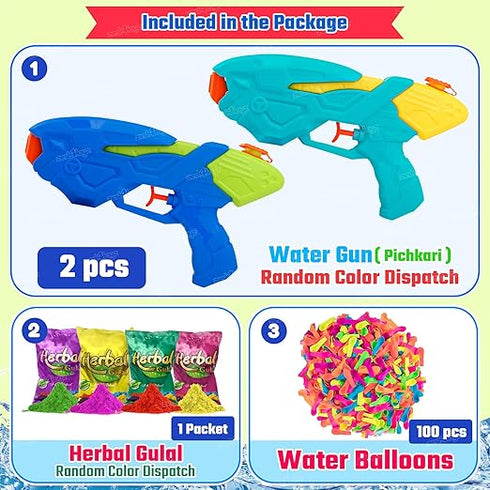 Zest 4 Toyz Holi Pichkari Water Gun for Kids 2-Mini Water Guns