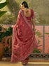 Vasthrlay Shimmer Embroidery Turquoise Saree