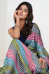 Vasthrlay Fashion Chiffon Georgette Teal Ethnic Wear