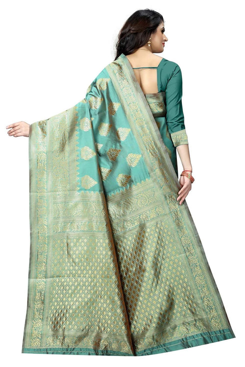 VasthrlayRoyal Blue San Pari Saree