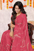 Vasthrlay Fashion Georgette Geometric Dusty Ethnic Wear