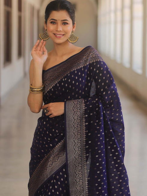 VasthrlayWedding Mehndi Saree