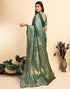 Vasthrlay Kanjivaram Banarasi Wedding Light Green Saree