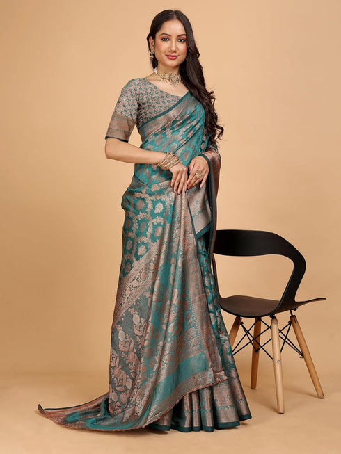Vasthrlay Organza Ethnic Wear