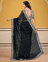 Vasthrlay Georgette Embroidery Unstitched Maroon Saree